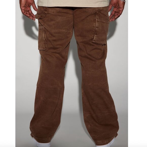 Fashion Nova Indestructible Slim Flare Carpenter Jeans SZ 38 - Picture 5 of 9